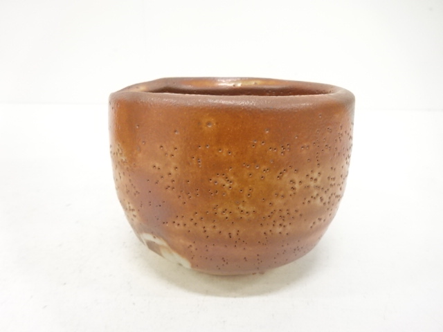 JAPANESE TEA CEREMONY / BENIN-SHINO TEA BOWL CHAWAN / ARTISAN WORK